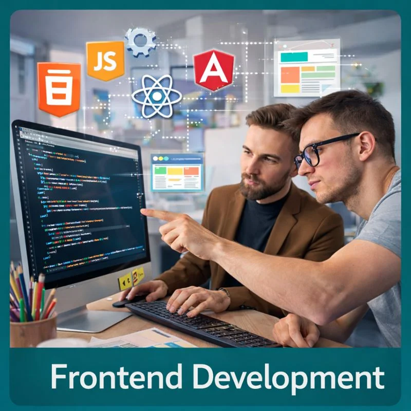 frontend web development with react js
